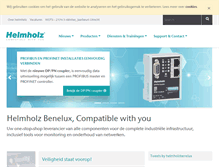 Tablet Screenshot of helmholz-benelux.eu